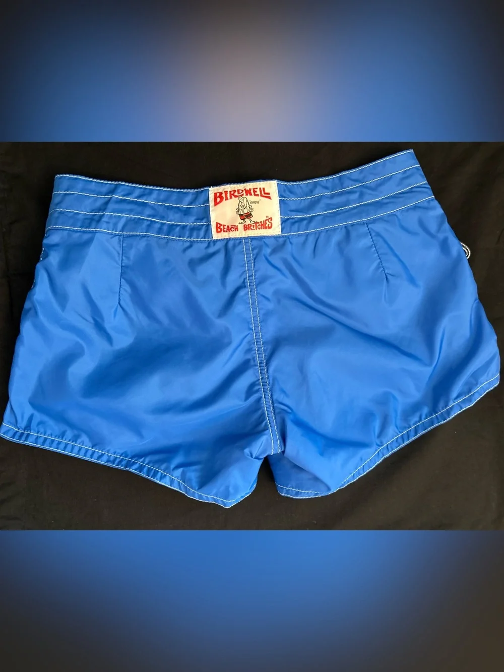 Vintage Birdwell Royal Blue Women's Boardshorts Size 2 - Picture 6 of 11